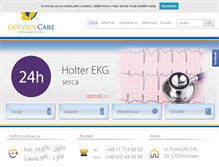 Tablet Screenshot of goldencare.pl