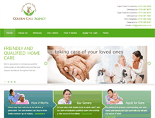 Tablet Screenshot of goldencare.co.za