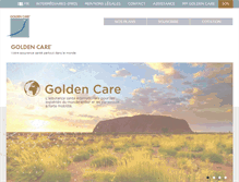 Tablet Screenshot of goldencare.ch
